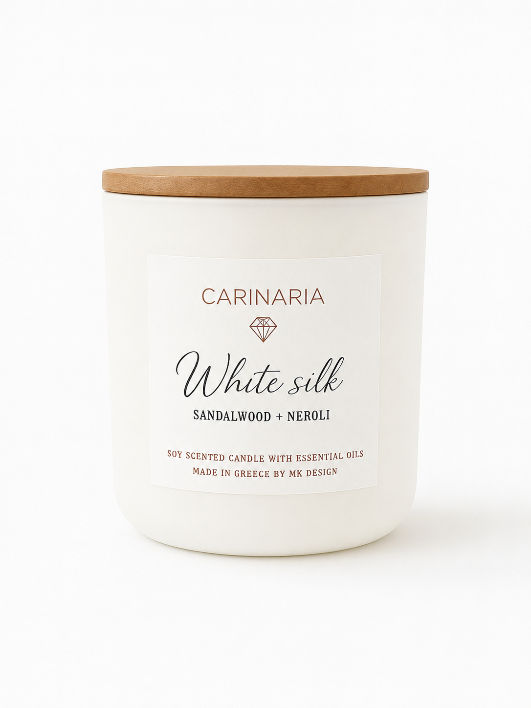 WHITE SILK CANDLE