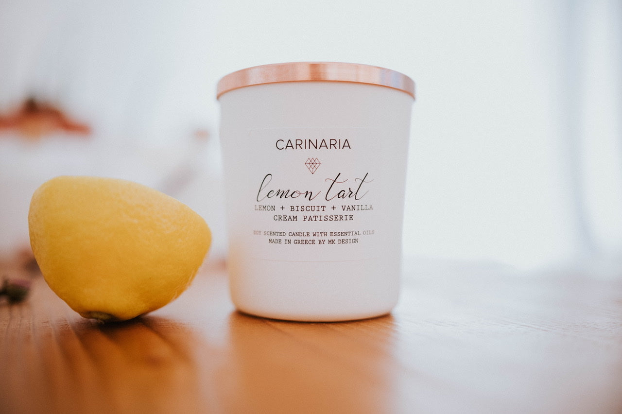 Lemon tart candle