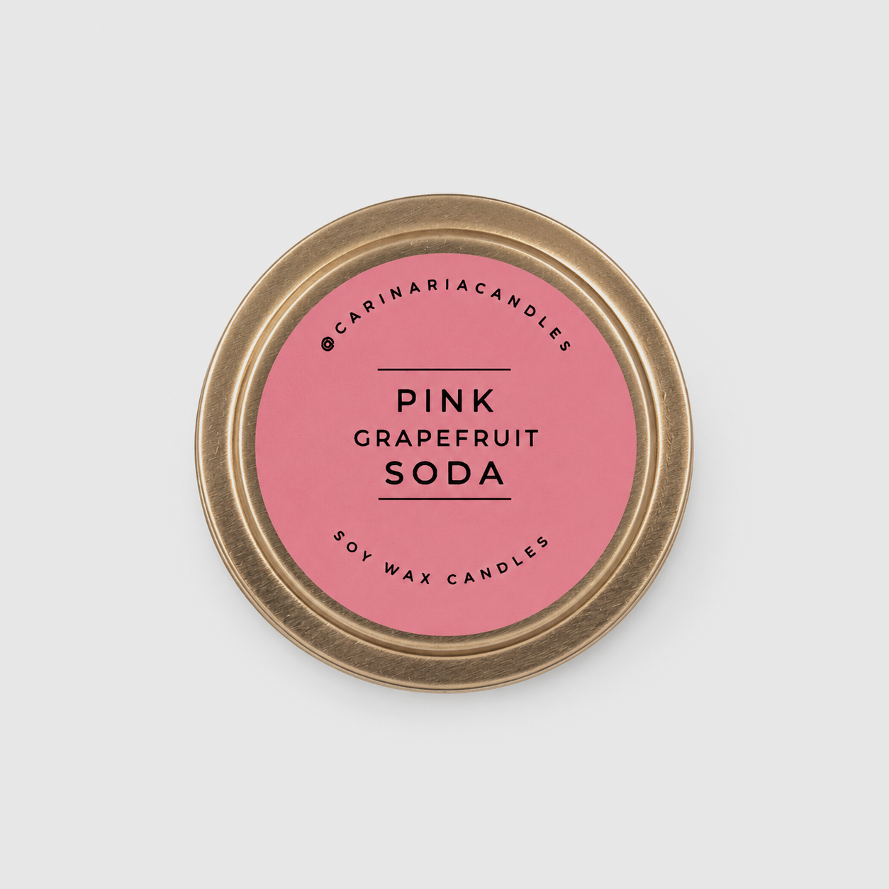 PINK GRAPEFRUIT SODA CANDLE TIN