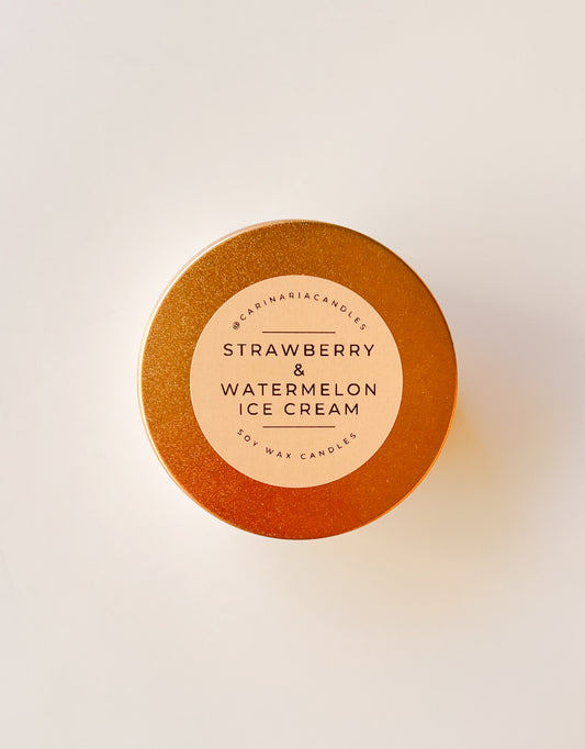 STRAWBERRY & WATERMELON ICE CREAM