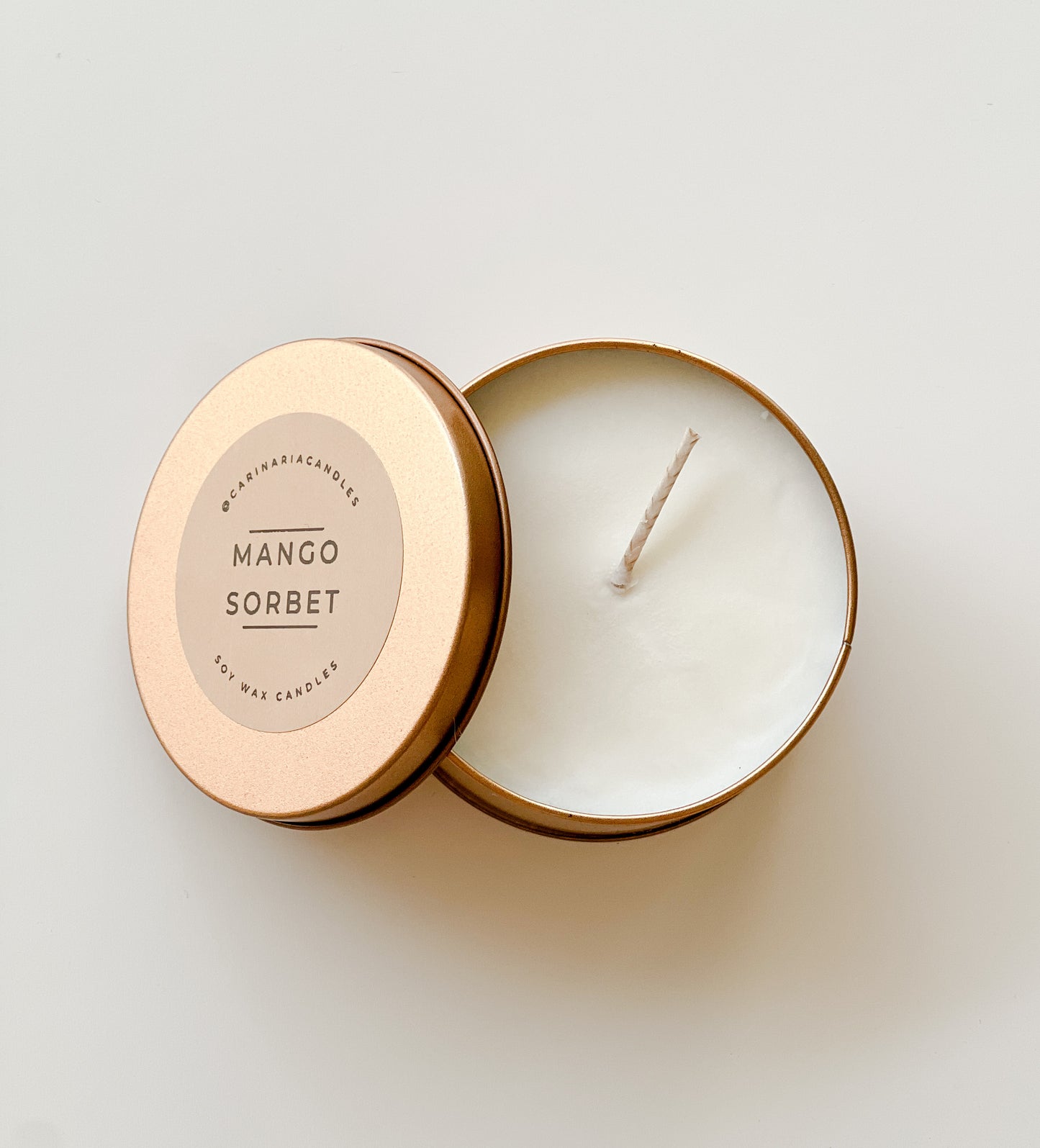 MANGO SORBET CANDLE TIN