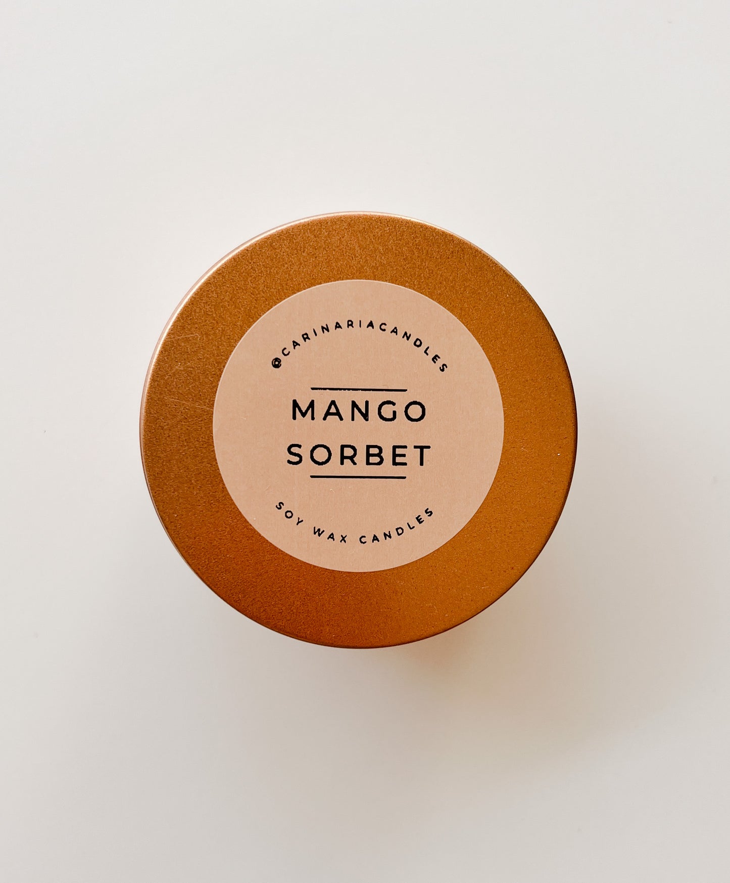 MANGO SORBET CANDLE TIN