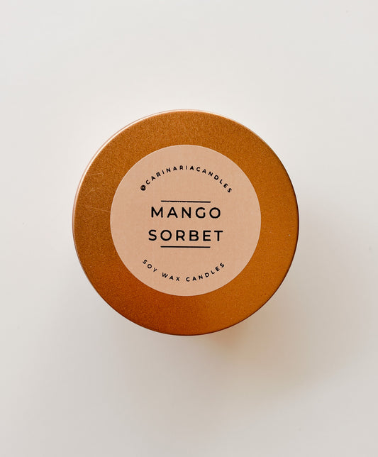 MANGO SORBET CANDLE TIN