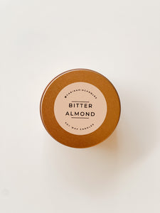 BITTER ALMOND CANDLE TIN
