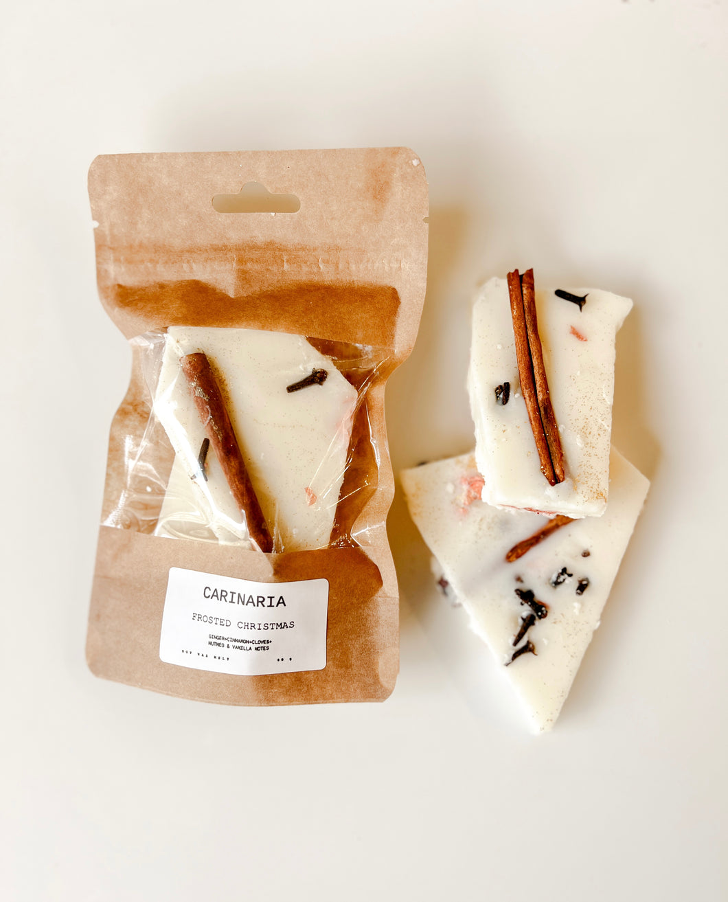 FROSTED CHRISTMAS WAX MELT BRITTLES