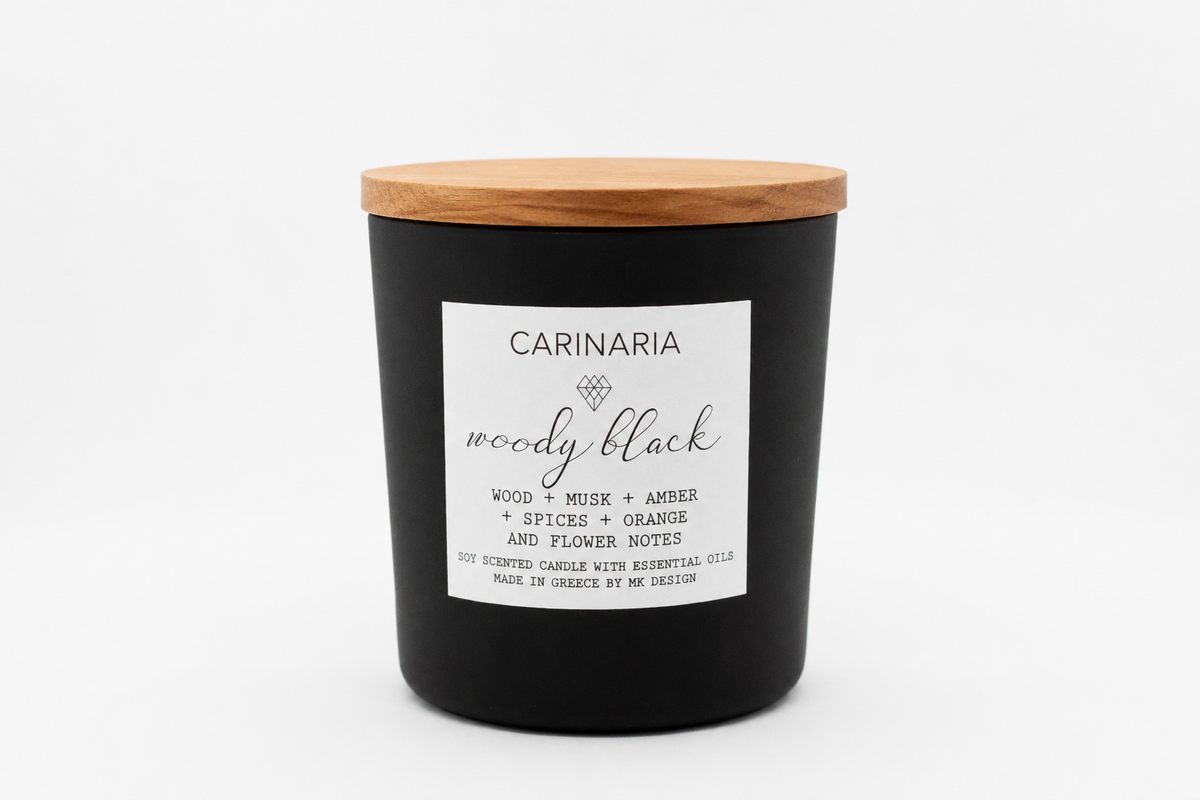 WOODY BLACK CANDLE