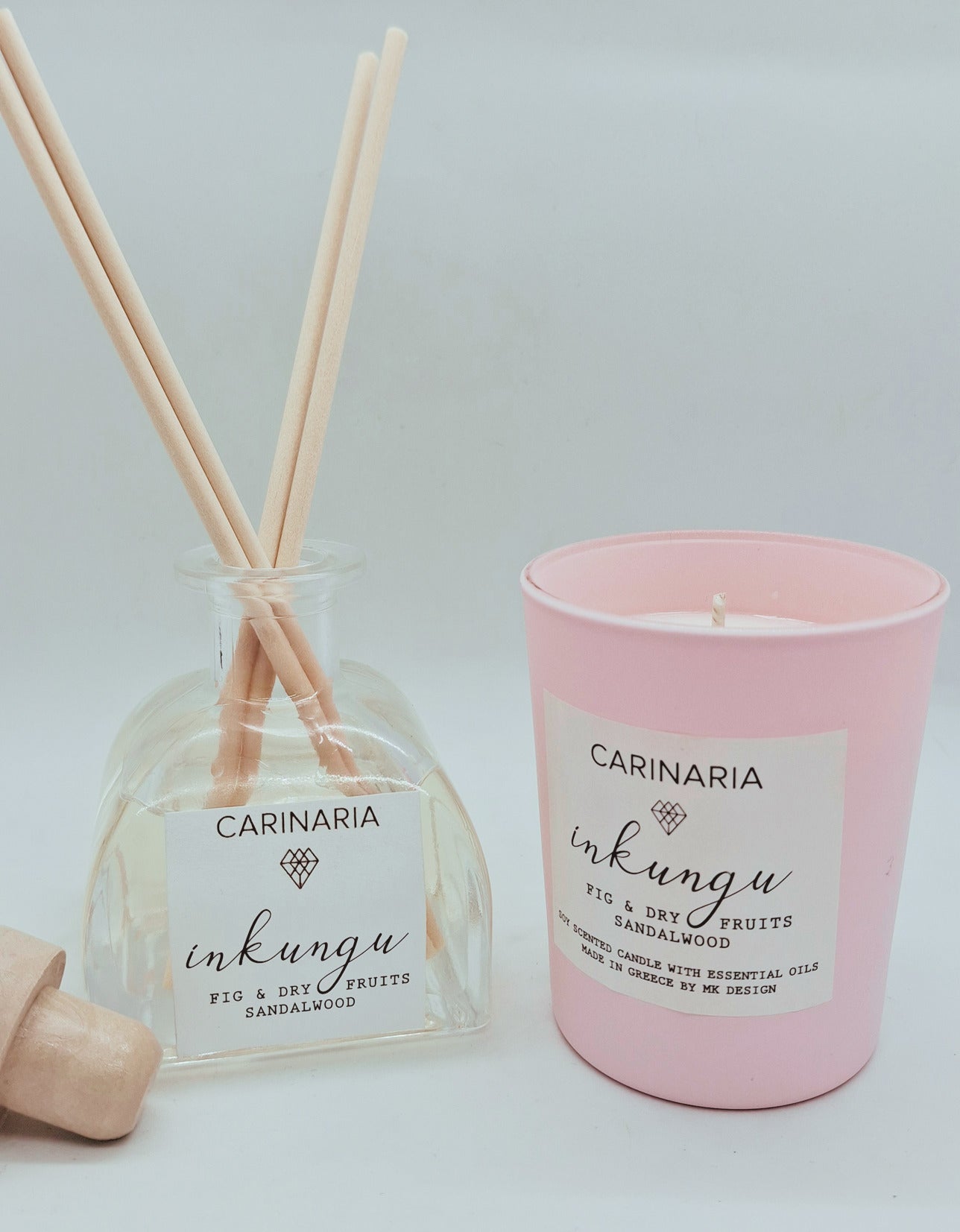 Gift Set ΑΡΩΜΑΤΙΚΟ ΚΕΡΙ & REED DIFFUSER